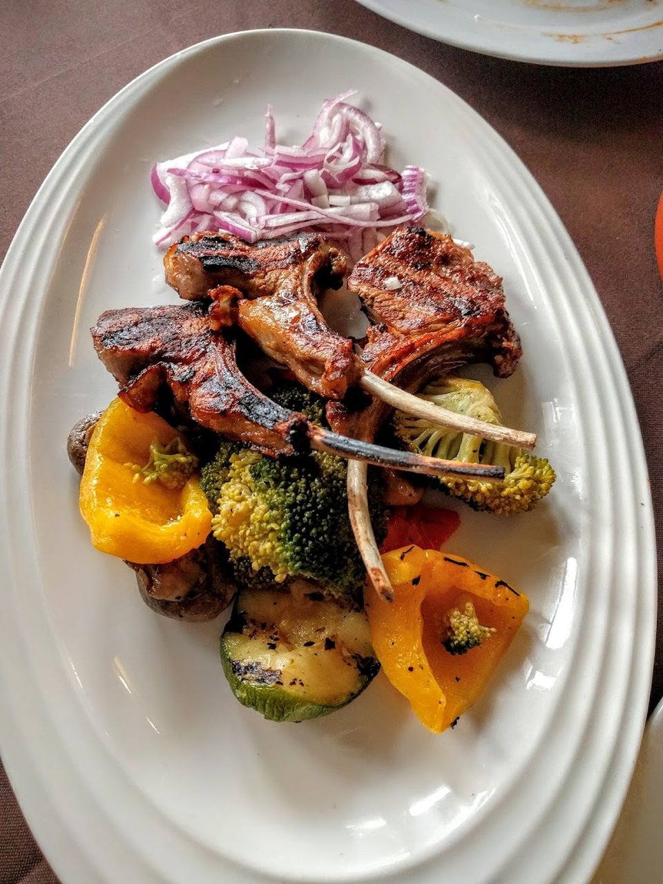 Lamb Chops with Veggies